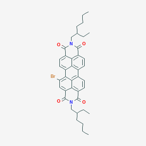 molecular formula C40H41BrN2O4 B8231308 5-溴-2,9-双(2-乙基己基)蒽并[2,1,9-def:6,5,10-d'e'f']二异喹啉-1,3,8,10(2H,9H)-四酮 