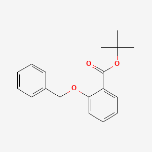 molecular formula C18H20O3 B8231346 Tert-butyl 2-phenylmethoxybenzoate 