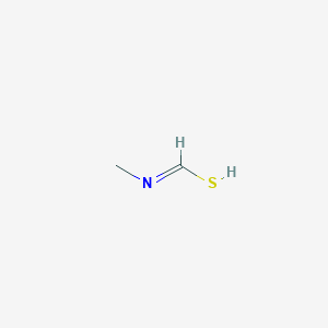 molecular formula C2H5NS B8231453 N-methylmethanimidothioic acid 