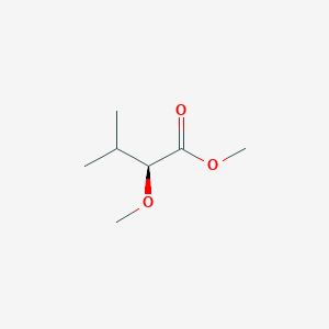 molecular formula C7H14O3 B8231522 methyl (2S)-2-methoxy-3-methylbutanoate 