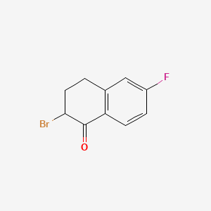 2-bromo-6-fluoro-3,4-dihydro-2H-naphthalen-1-one