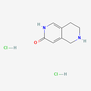 molecular formula C8H12Cl2N2O B8231562 5,6,7,8-tetrahydro-2H-2,6-naphthyridin-3-one;dihydrochloride 