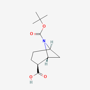 (1R,2S,5R)-6-[(2-methylpropan-2-yl)oxycarbonyl]-6-azabicyclo[3.1.1]heptane-2-carboxylic acid