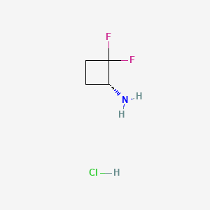 (1R)-2,2-difluorocyclobutan-1-amine;hydrochloride