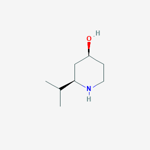 molecular formula C8H17NO B8231601 (2R,4S)-2-Isopropylpiperidine-4-ol 