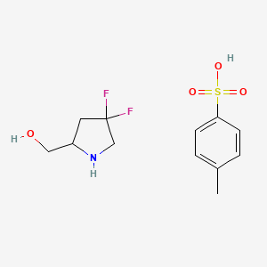 (4,4-Difluoropyrrolidin-2-yl)methanol;4-methylbenzenesulfonic acid