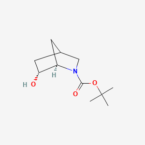 molecular formula C11H19NO3 B8231617 tert-butyl (1R,6R)-6-hydroxy-2-azabicyclo[2.2.1]heptane-2-carboxylate 