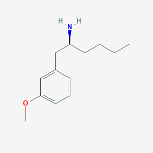 (S)-1-(3-Methoxyphenyl)hexan-2-amine