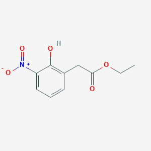 molecular formula C10H11NO5 B8231681 Ethyl 2-(2-hydroxy-3-nitrophenyl)acetate 