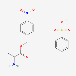 Benzenesulfonic acid (4-nitrophenyl)methyl 2-aminopropanoate