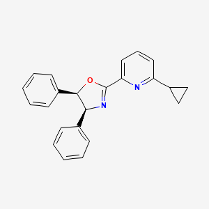 (4S,5R)-2-(6-Cyclopropylpyridin-2-yl)-4,5-diphenyl-4,5-dihydrooxazole