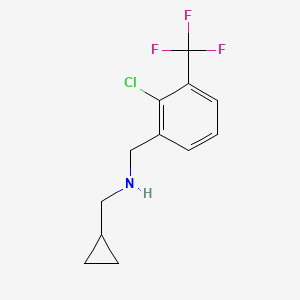 N-(2-Chloro-3-(trifluoromethyl)benzyl)-1-cyclopropylmethanamine