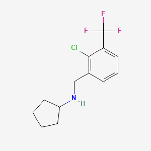 N-(2-Chloro-3-(trifluoromethyl)benzyl)cyclopentanamine