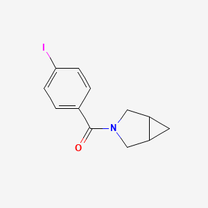 molecular formula C12H12INO B8231848 3-Azabicyclo[3.1.0]hexan-3-yl(4-iodophenyl)methanone 