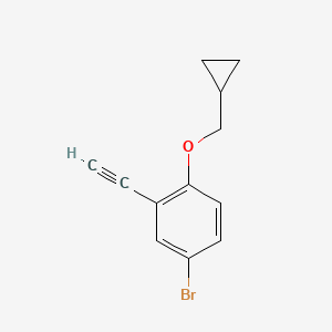 4-Bromo-1-(cyclopropylmethoxy)-2-ethynylbenzene