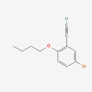 4-Bromo-1-butoxy-2-ethynylbenzene