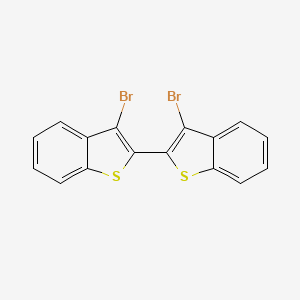 molecular formula C16H8Br2S2 B8231956 3,3'-二溴-2,2'-联苯并[b]噻吩 