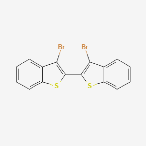 molecular formula C16H8Br2S2 B8231956 3,3'-Dibromo-2,2'-bibenzo[b]thiophene 