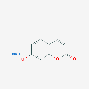 molecular formula C10H7NaO3 B8231969 sodium;4-methyl-2-oxochromen-7-olate 