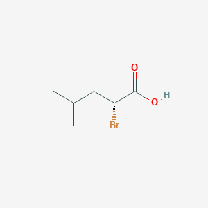 molecular formula C6H11BrO2 B8232074 (R)-2-bromo-4-methylpentanoic acid 