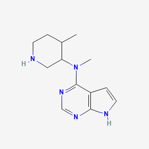 N-methyl-N-(4-methylpiperidin-3-yl)-7H-pyrrolo[2,3-d]pyrimidin-4-amine