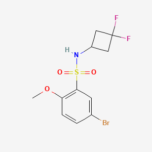 5-Bromo-N-(3,3-difluorocyclobutyl)-2-methoxybenzenesulfonamide