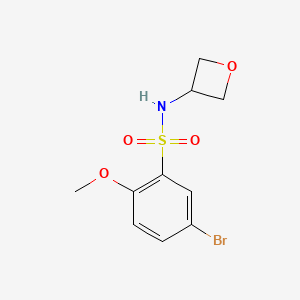 5-Bromo-2-methoxy-N-(oxetan-3-yl)benzenesulfonamide