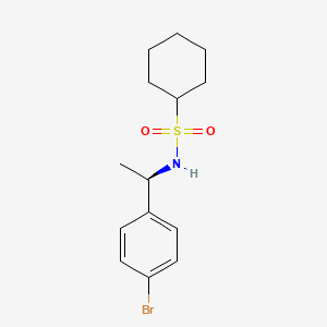 (R)-N-(1-(4-Bromophenyl)ethyl)cyclohexanesulfonamide