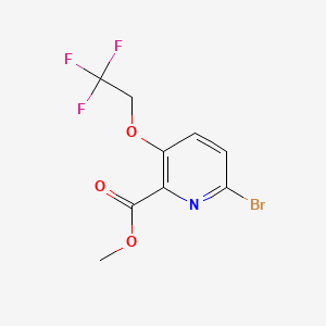 Methyl 6-bromo-3-(2,2,2-trifluoroethoxy)picolinate