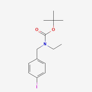 molecular formula C14H20INO2 B8232304 tert-Butyl ethyl(4-iodobenzyl)carbamate 