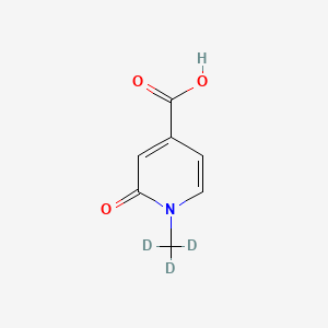 molecular formula C7H7NO3 B8232327 2-Oxo-1-(trideuteriomethyl)pyridine-4-carboxylic acid 