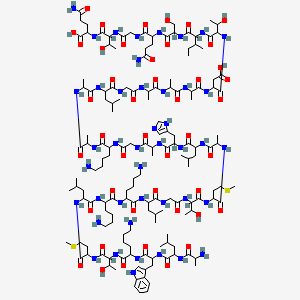 molecular formula C152H257N43O44S2 B8232507 Dermaseptin phyllomedusa sauvagii 