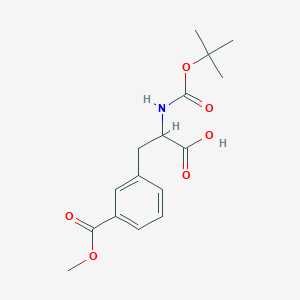 3-(3-Methoxycarbonylphenyl)-2-[(2-methylpropan-2-yl)oxycarbonylamino]propanoic acid