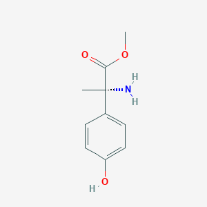 methyl (2S)-2-amino-2-(4-hydroxyphenyl)propanoate