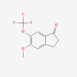 5-Methoxy-6-(trifluoromethoxy)indan-1-one