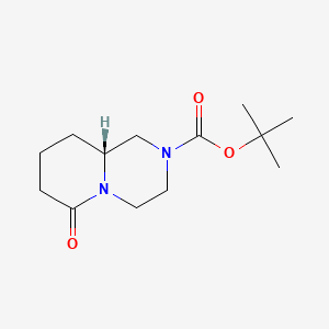 tert-butyl (9aR)-6-oxo-3,4,7,8,9,9a-hexahydro-1H-pyrido[1,2-a]pyrazine-2-carboxylate