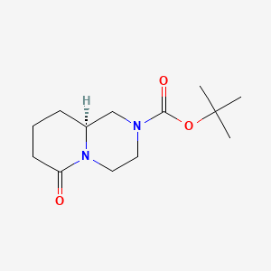 tert-butyl (9aS)-6-oxo-3,4,7,8,9,9a-hexahydro-1H-pyrido[1,2-a]pyrazine-2-carboxylate