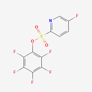 (2,3,4,5,6-Pentafluorophenyl) 5-fluoropyridine-2-sulfonate