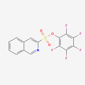 molecular formula C15H6F5NO3S B8232728 (2,3,4,5,6-Pentafluorophenyl) isoquinoline-3-sulfonate 