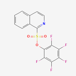 (2,3,4,5,6-Pentafluorophenyl) isoquinoline-1-sulfonate