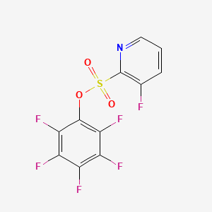 (2,3,4,5,6-Pentafluorophenyl) 3-fluoropyridine-2-sulfonate