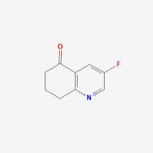 molecular formula C9H8FNO B8232764 3-Fluoro-7,8-dihydroquinolin-5(6H)-one CAS No. 944901-21-7