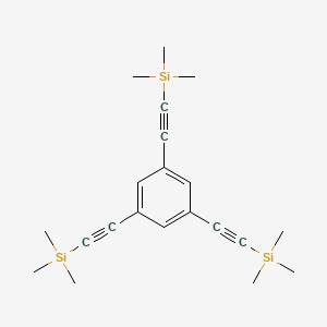 molecular formula C21H30Si3 B8232817 1,3,5-三(三甲基甲硅烷基乙炔基)苯 