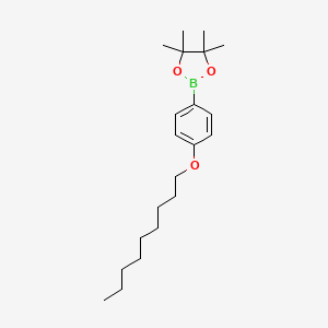 4,4,5,5-Tetramethyl-2-(4-(nonyloxy)phenyl)-1,3,2-dioxaborolane