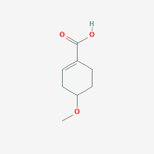 molecular formula C8H12O3 B8232826 4-Methoxycyclohex-1-enecarboxylic acid 