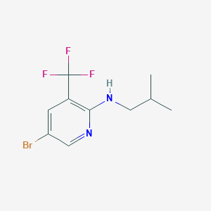 5-Bromo-N-isobutyl-3-(trifluoromethyl)pyridin-2-amine