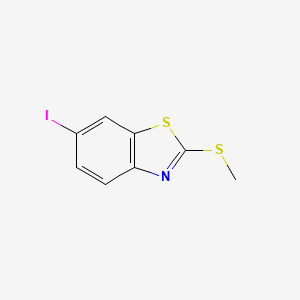 molecular formula C8H6INS2 B8232873 6-Iodo-2-(methylthio)benzo[d]thiazole 