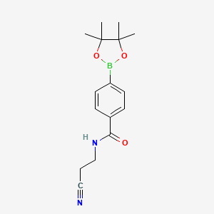 N-(2-Cyanoethyl)-4-(4,4,5,5-tetramethyl-1,3,2-dioxaborolan-2-yl)benzamide