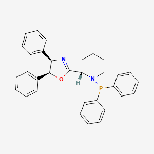 (4R,5S)-2-((S)-1-(Diphenylphosphanyl)piperidin-2-yl)-4,5-diphenyl-4,5-dihydrooxazole