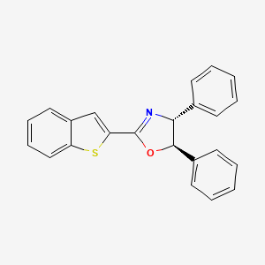 (4R,5R)-2-(Benzo[b]thiophen-2-yl)-4,5-diphenyl-4,5-dihydrooxazole